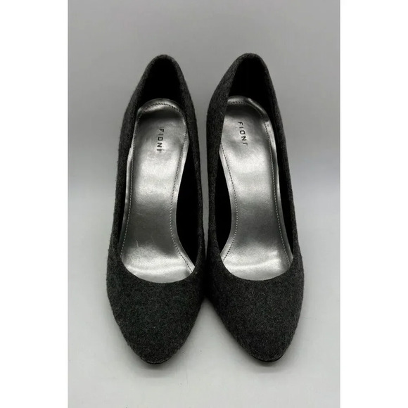 Fioni Heels Dark Gray Fabric Stiletto Women’s Size 9 Sexy 71572-19‎ See Notes - Picture 1 of 11